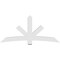 Ekena Millwork Alberta Architectural Grade PVC Gable Bracket, 84"W x 38 1/2"H x 4"D x 6"F, 11/12 Pitch GBP084X39X0406ALB00 - alternate 2
